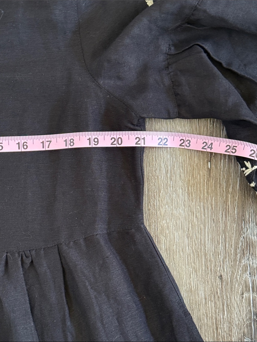 Tommy Bahama Black Dress with Cream Palm Embroidery Size L NWT - Picture 6 of 9